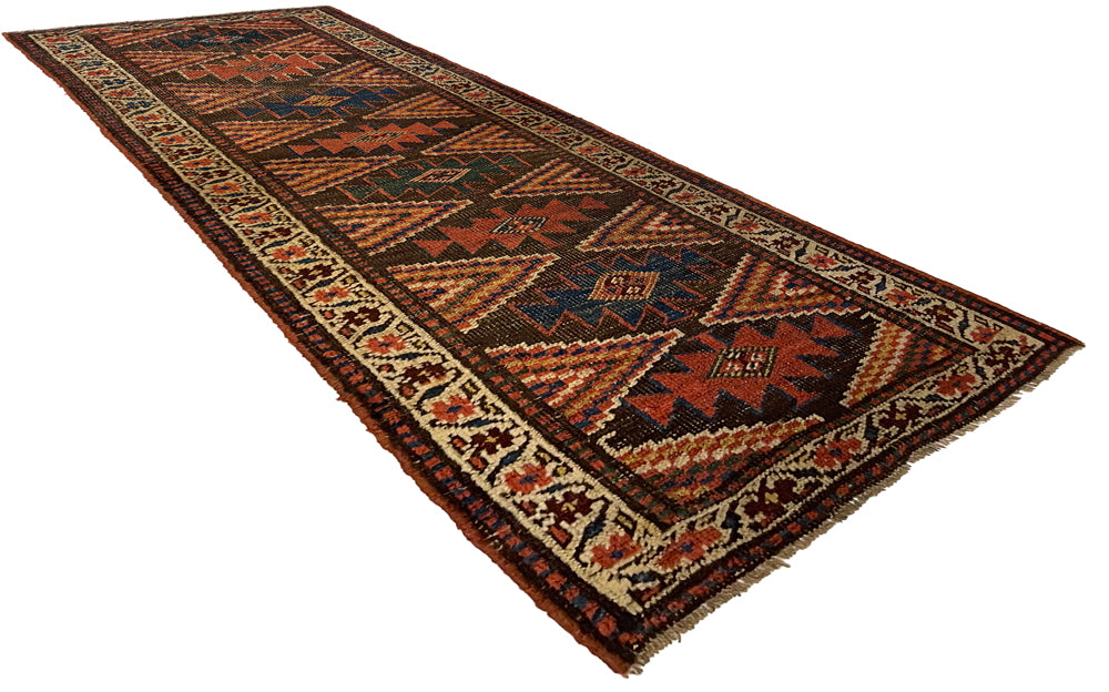 2'x5' Kurdish Bidjar Hand Knotted