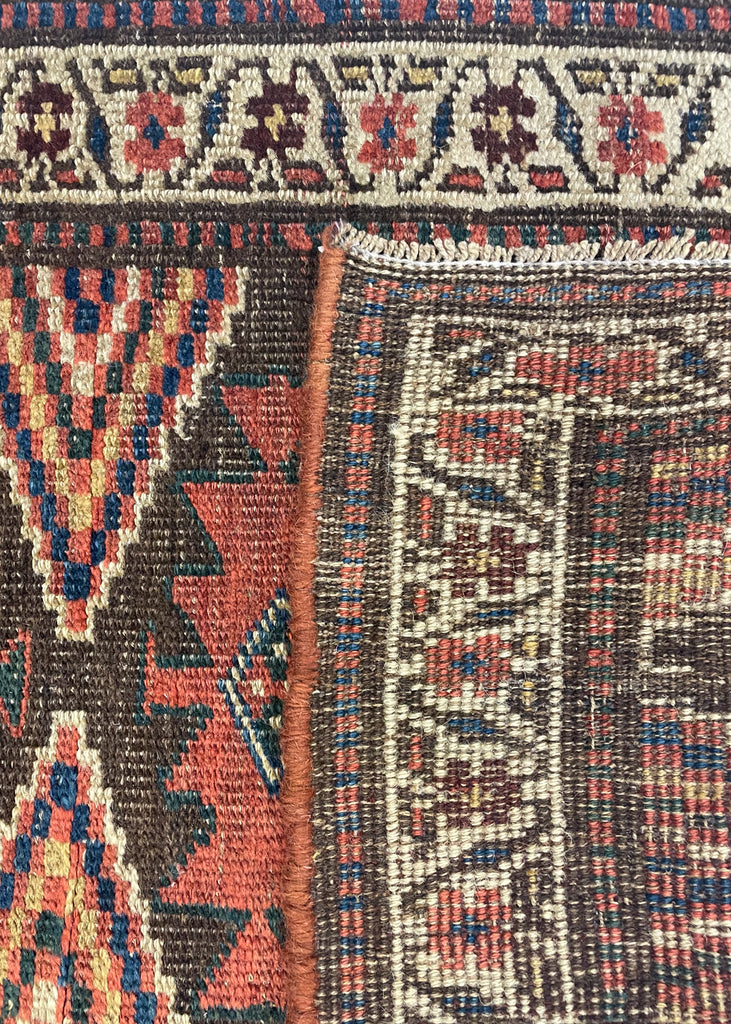 2'x5' Kurdish Bidjar Hand Knotted