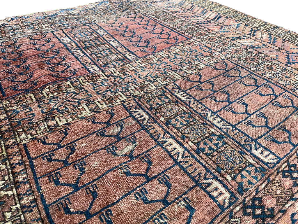 3'10"x4'5" Tekke Ensi Hand Knotted