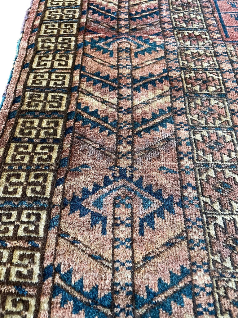 3'10"x4'5" Tekke Ensi (s) Hand Knotted