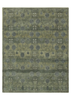 3'10"x5'1" Khotan Pomagrante Hand Knotted
