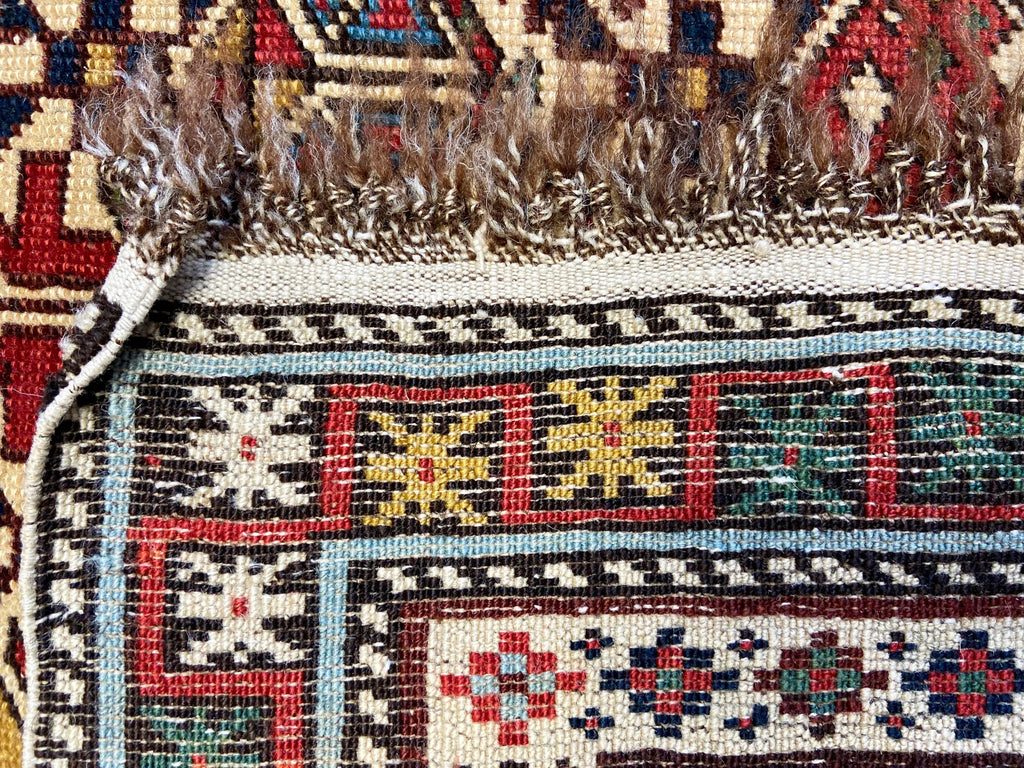 3'10"x5'1" Shirvan Hand Knotted