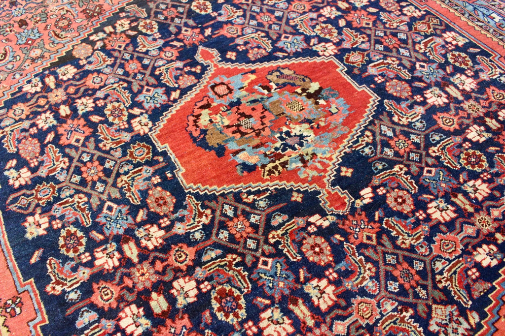 3'10"x5'5" Bijar Hand Knotted