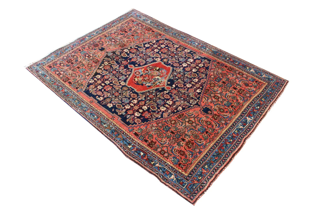 3'10"x5'5" Bijar Hand Knotted