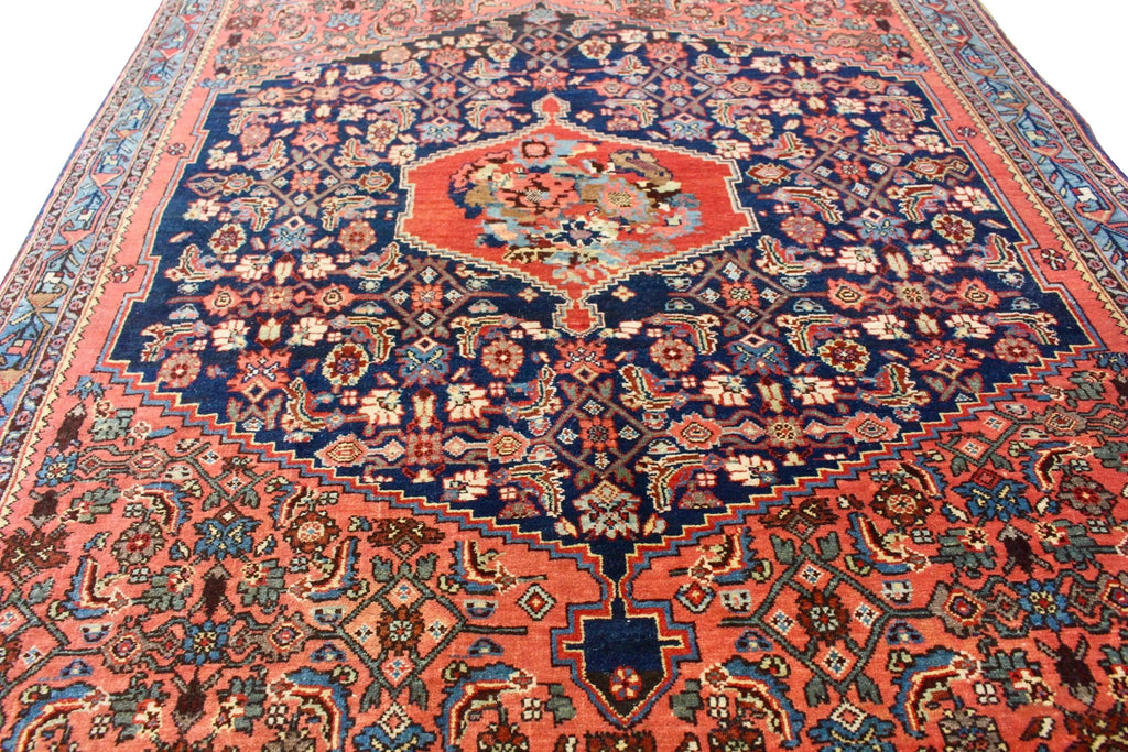 3'10"x5'5" Bijar Hand Knotted