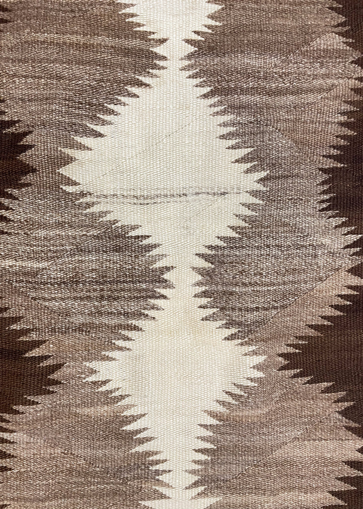 3'10"x5'5" Navajo Crystal Hand Knotted