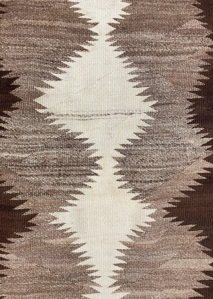 3'10"x5'5" Navajo Crystal Hand Knotted