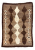 3'10"x5'5" Navajo Crystal Hand Knotted