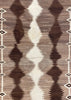 3'10"x5'5" Navajo Crystal Hand Knotted