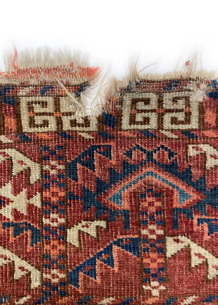 3'10"x5'5" Tekke Turkmen Ensi Hand Knotted
