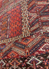 3'10"x5'5" Tekke Turkmen Ensi Hand Knotted