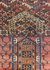 3'10"x5'5" Tekke Turkmen Ensi Hand Knotted