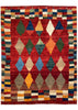 3'10"x5' Kashkuli Gabbeh Hand Knotted