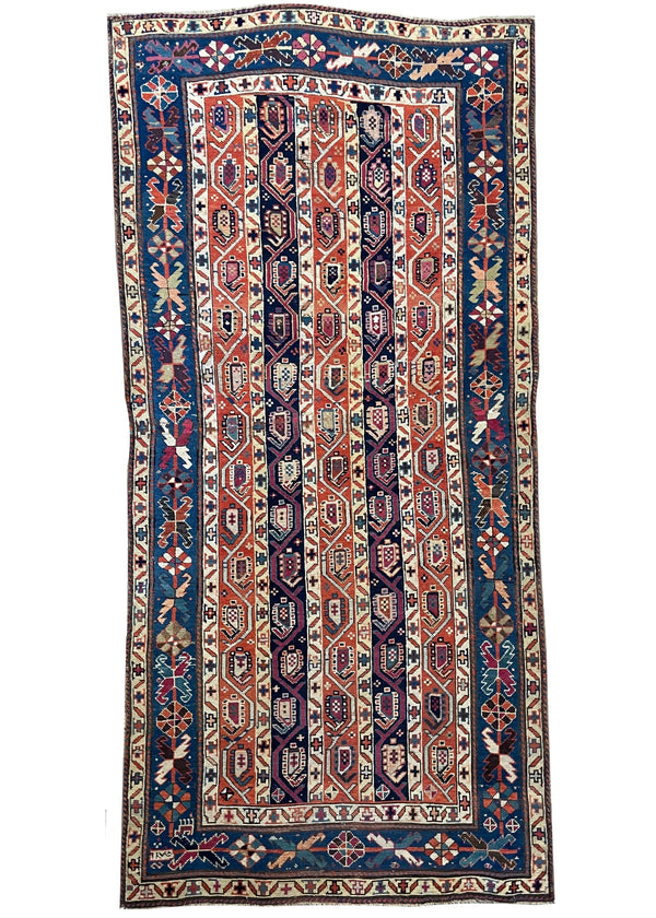 3'10"x7'10" Karabaugh Hand Knotted