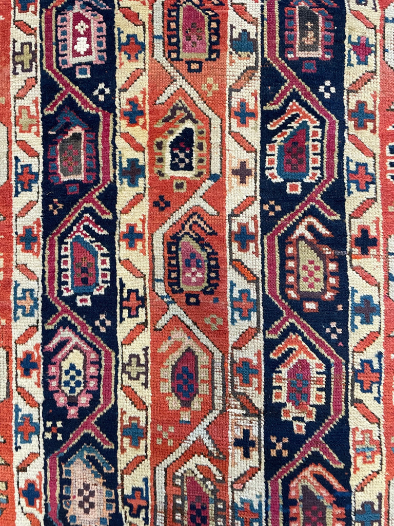 3'10"x7'10" Karabaugh Hand Knotted