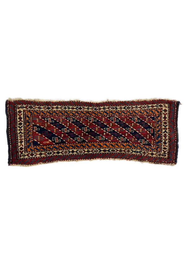 3'11"x1'6" Transcaucas Mafrash Hand Knotted