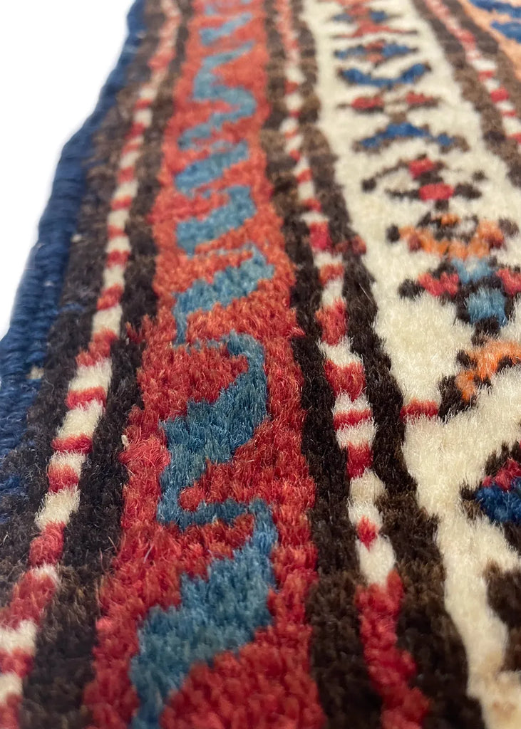 3'11"x1'6" Transcaucas Mafrash Hand Knotted