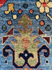 3'11"x4' Afghan-Bakshiesh Hand Knotted