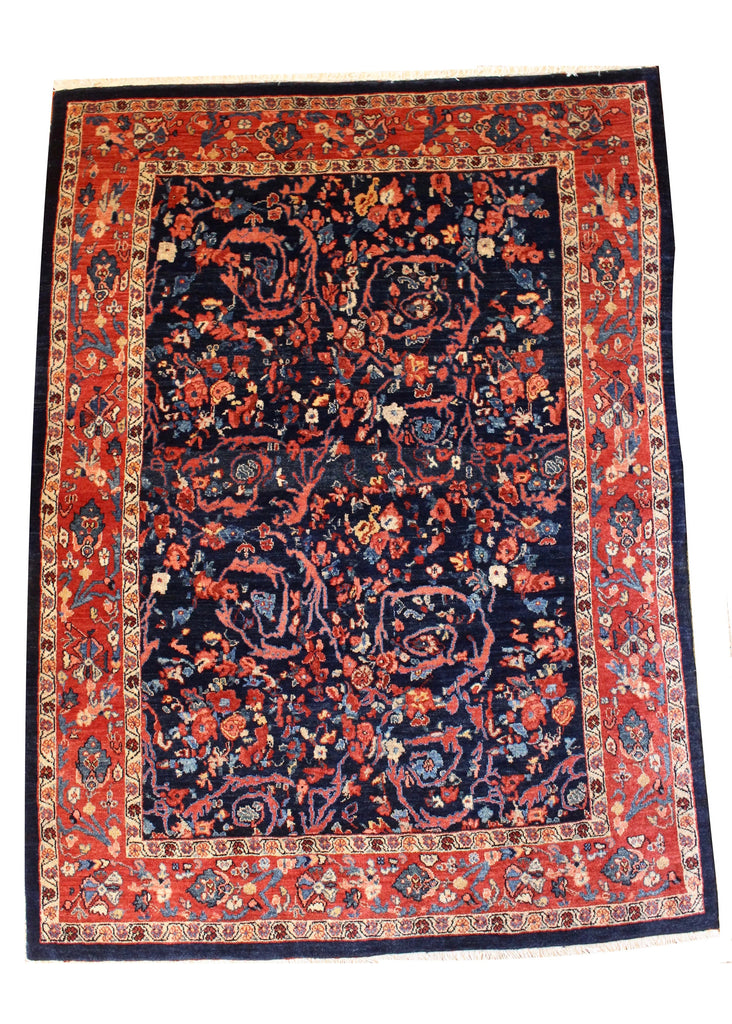3'11"x5'4" Bijar Hand Knotted