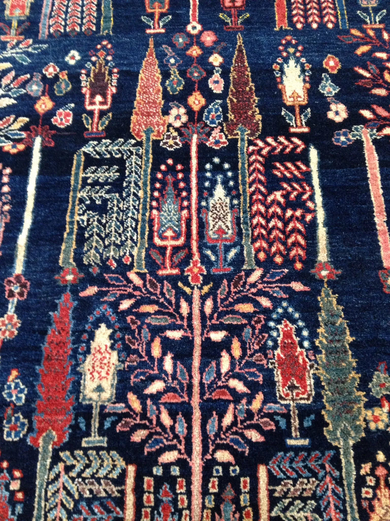 3'11x5'4 Bijar Hand Knotted