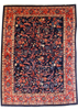3'11"x5'4" Bijar Hand Knotted