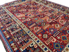3'11"x5' Marsali-Shirvan Hand Knotted