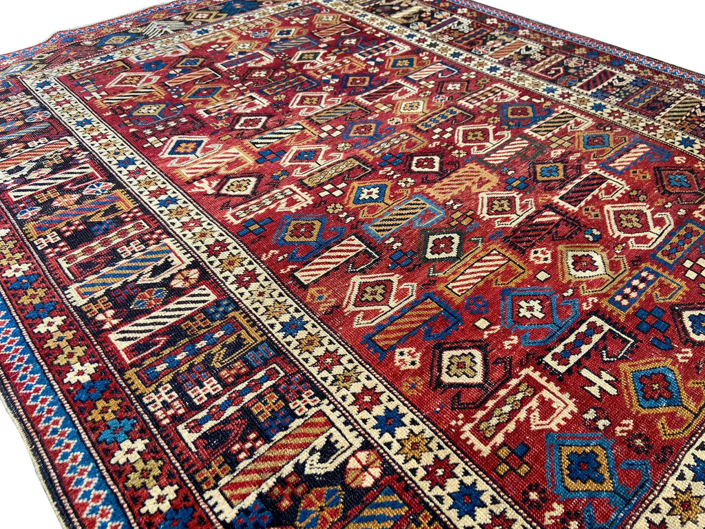 3'11"x5' Marsali-Shirvan Hand Knotted