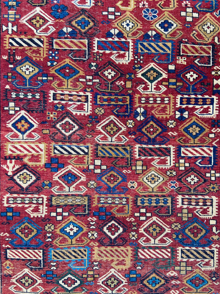 3'11"x5' Marsali-Shirvan Hand Knotted
