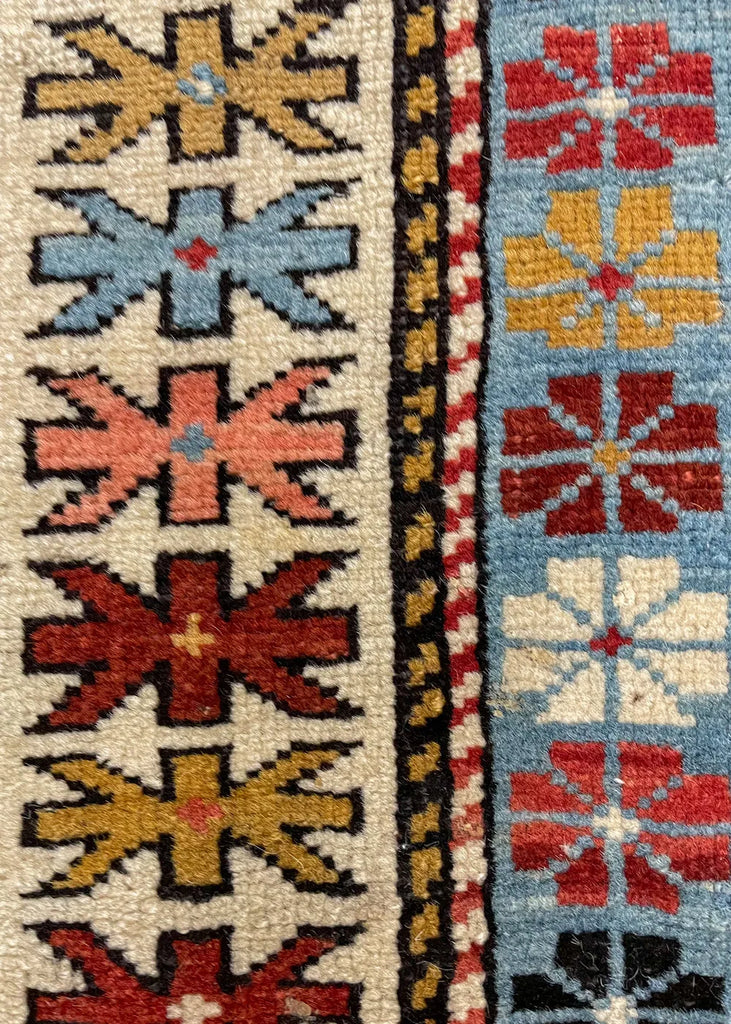 3'11"x6' Kuba Hand Knotted