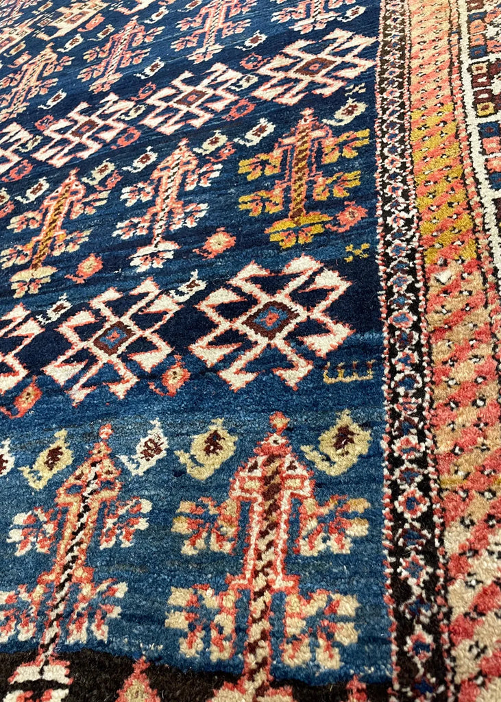 3'11"x8'3" N.W. Persian Kurdish Hand Knotted