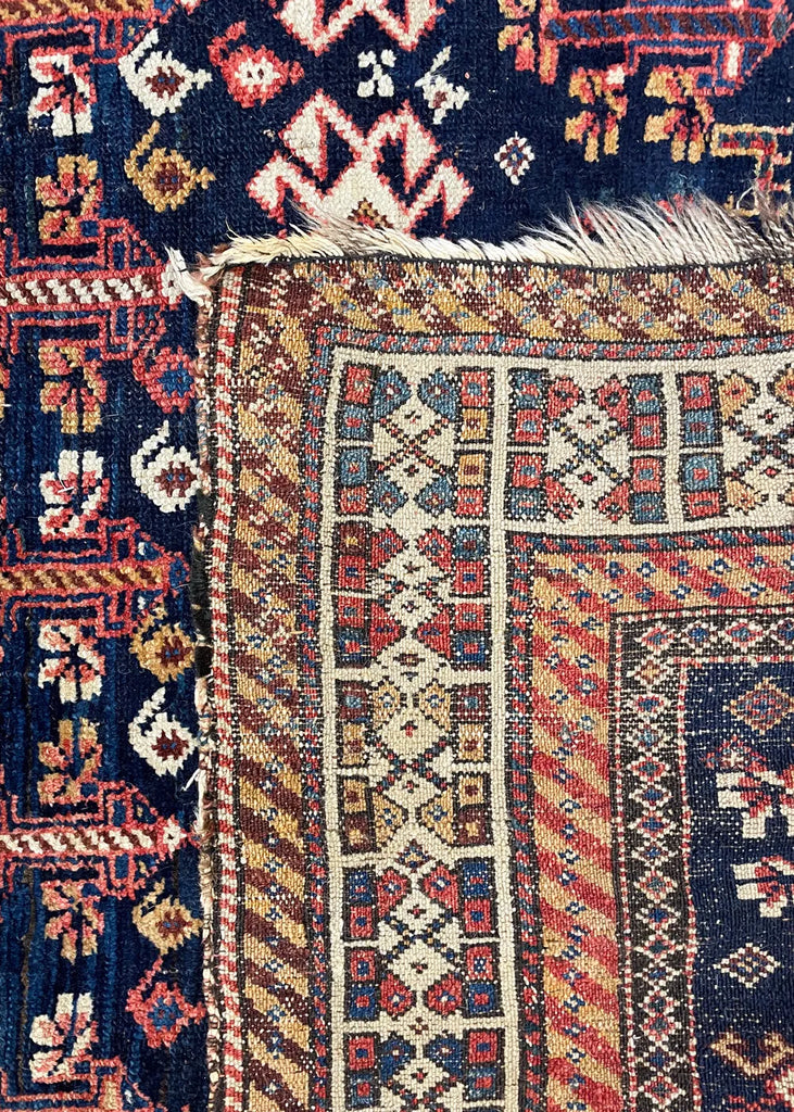 3'11"x8'3" N.W. Persian Kurdish Hand Knotted