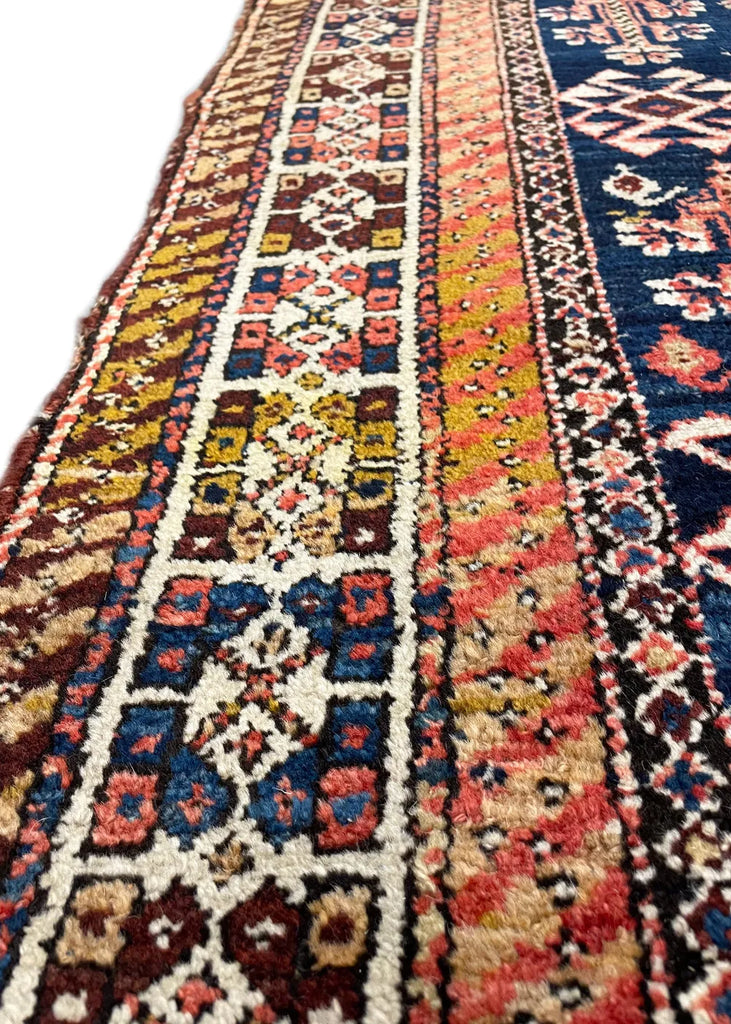 3'11"x8'3" N.W. Persian Kurdish Hand Knotted