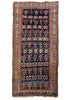 3'11"x8'3" N.W. Persian Kurdish Hand Knotted