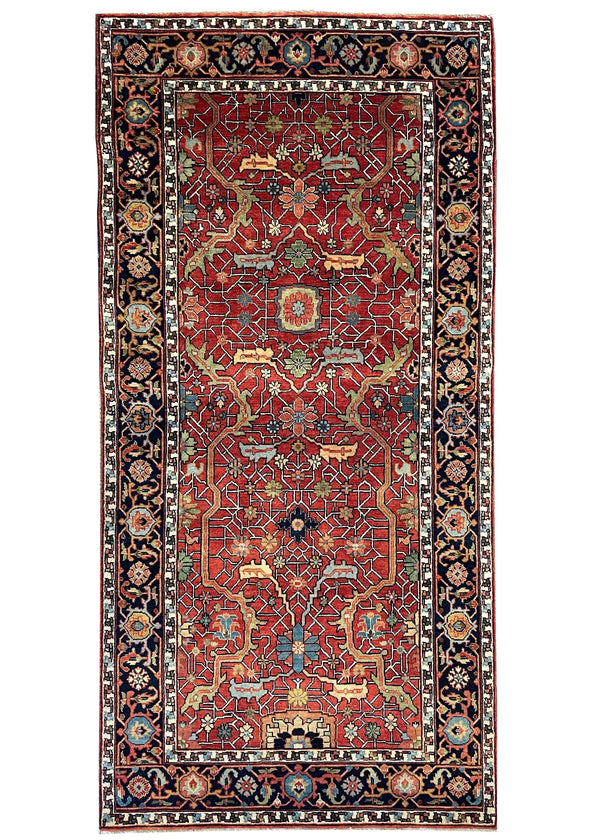 3'11"x8' Arabesque Hand Knotted