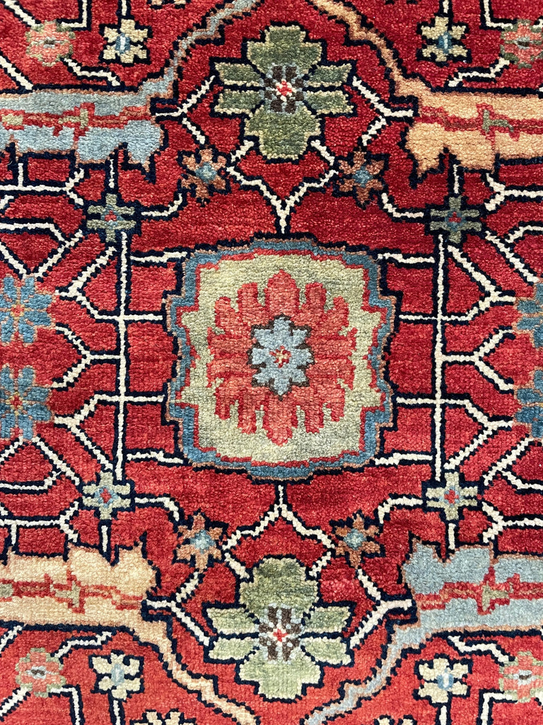 3'11"x8' Arabesque Hand Knotted