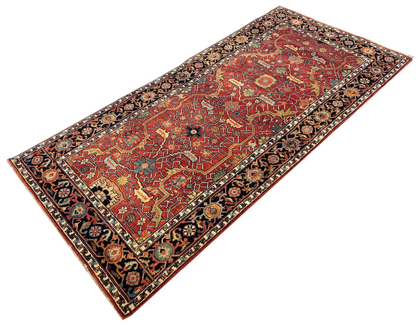 3'11"x8' Arabesque Hand Knotted