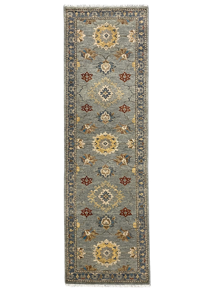 3'1"x10'2" Sultanabad Hand Knotted