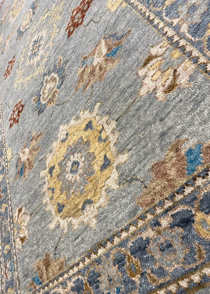 3'1"x10'2" Sultanabad Hand Knotted