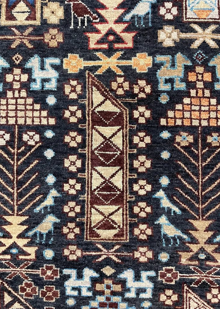 3'1"x12' Mashad Hand Knotted