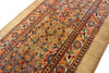 3'1"x19'4" Camel Hair Hamadan Hand Knotted