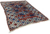 3'1"x3'10" Ezneih Bergama Hand Knotted