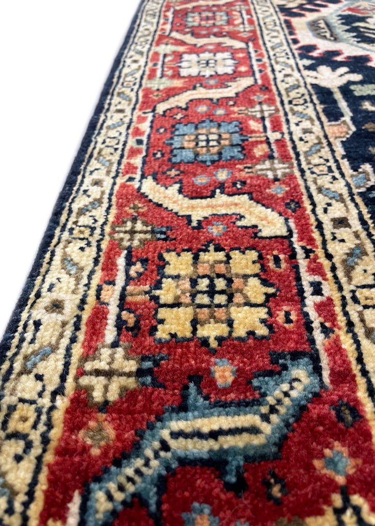 3'1"x3'1" Karaja Hand Knotted