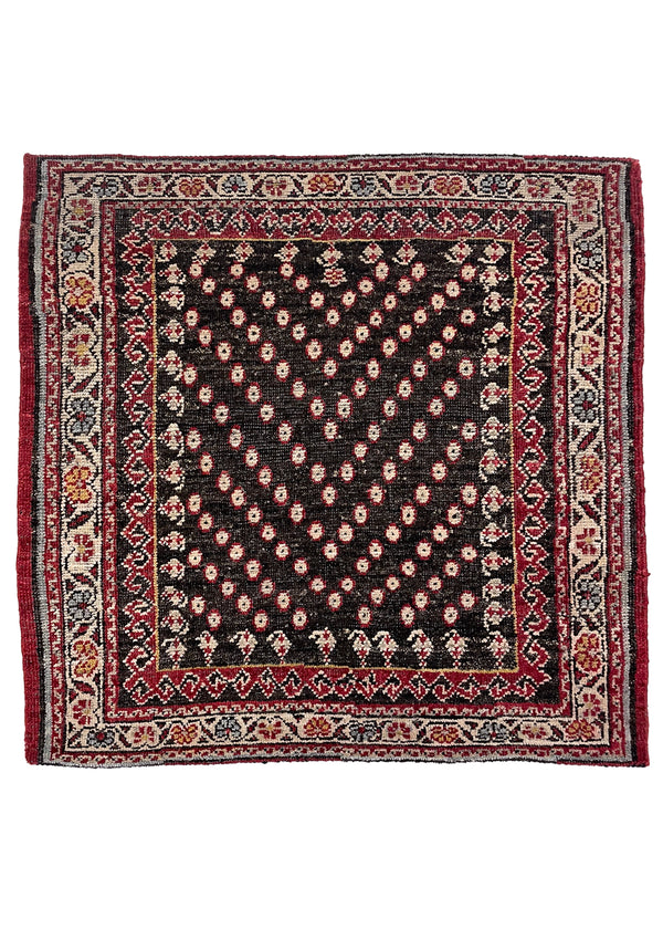 3'1"x3'3" Burano Tree of Life Hand Knotted