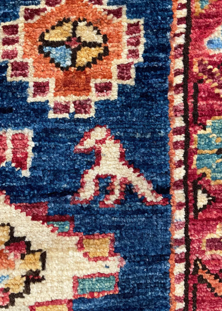 3'1"x4'10" Afshar Boteh Hand Knotted