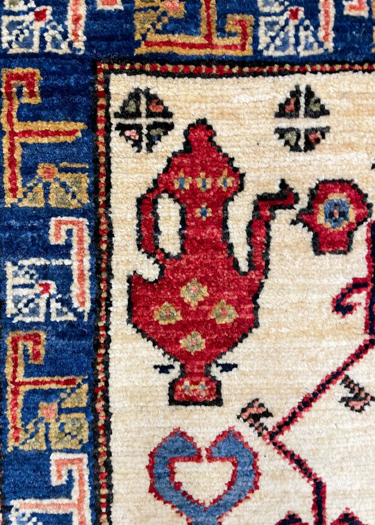 3'1"x4'11" Ladik Hand Knotted