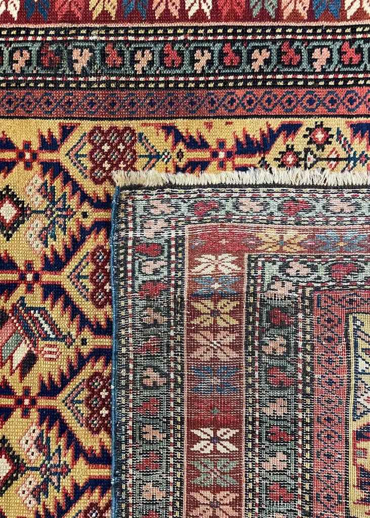 3'1"x4'3" Kuba Hand Knotted