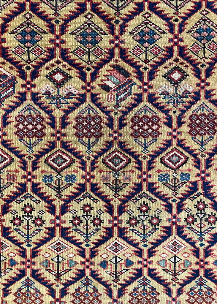 3'1"x4'3" Kuba Hand Knotted