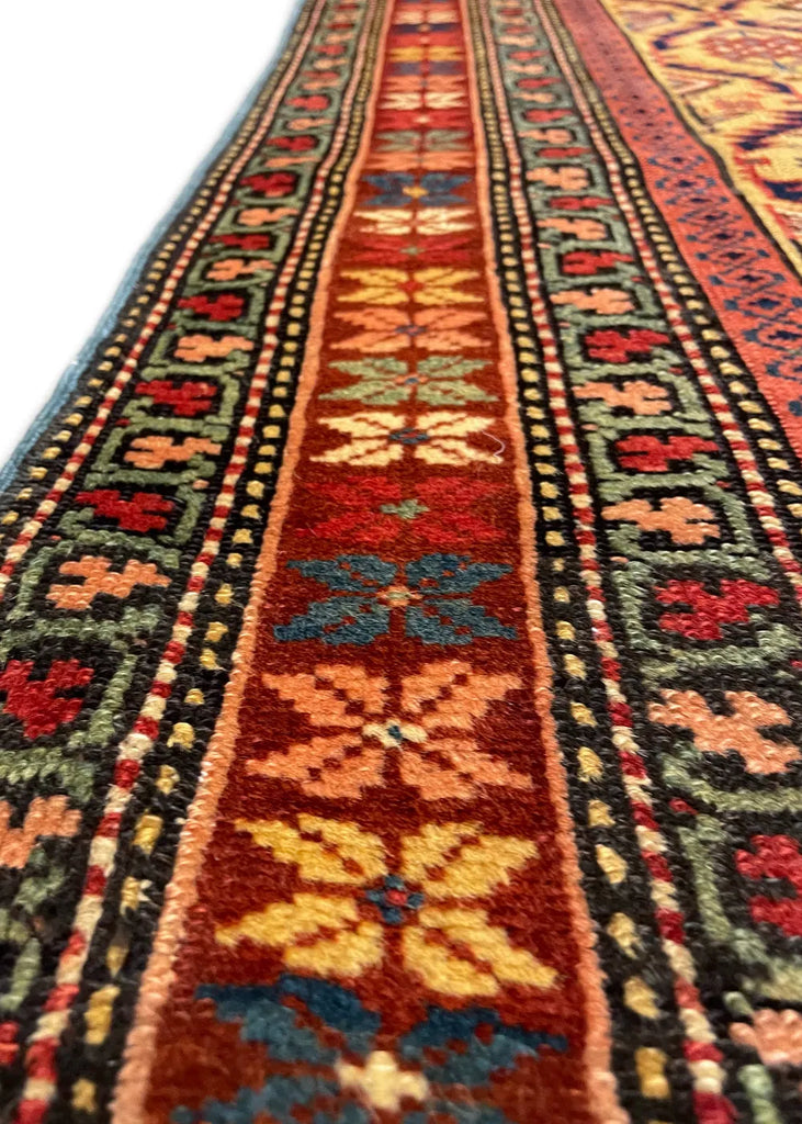3'1"x4'3" Kuba Hand Knotted