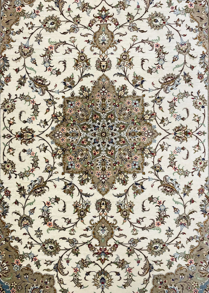 3'1"x5'1" Kashan Hand Knotted