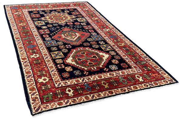 3'1"x5'1" Moghan Hand Knotted